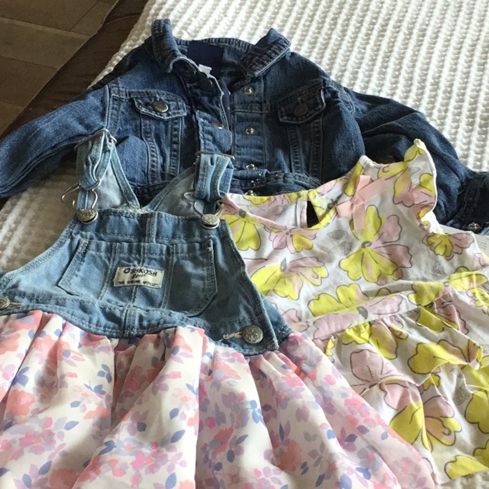 Donated -OshKosh, Carter’s 12 mos. bundle Girls